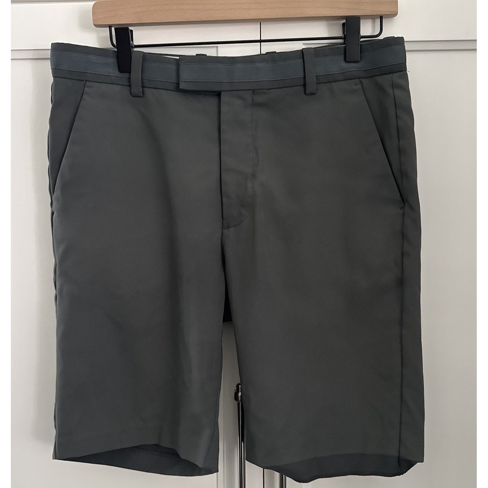 G/Fore Shorts Men 32 Grey Chino Flat Front Casual Cotton Outdoors Golf